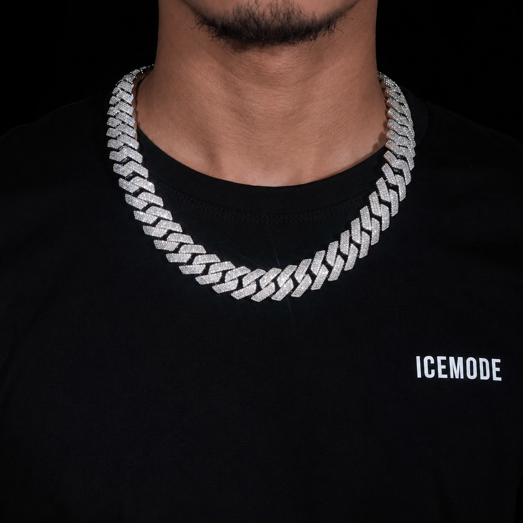 ice mode vvs쿠반링크체인 14k gold