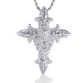 ice mode vvs스컬 크로스팬던트 14k gold