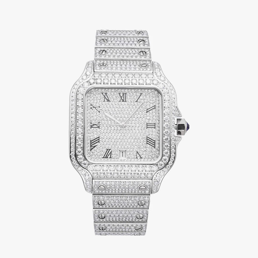 ice mode vvs 42mm 16ct Moissanite 시계