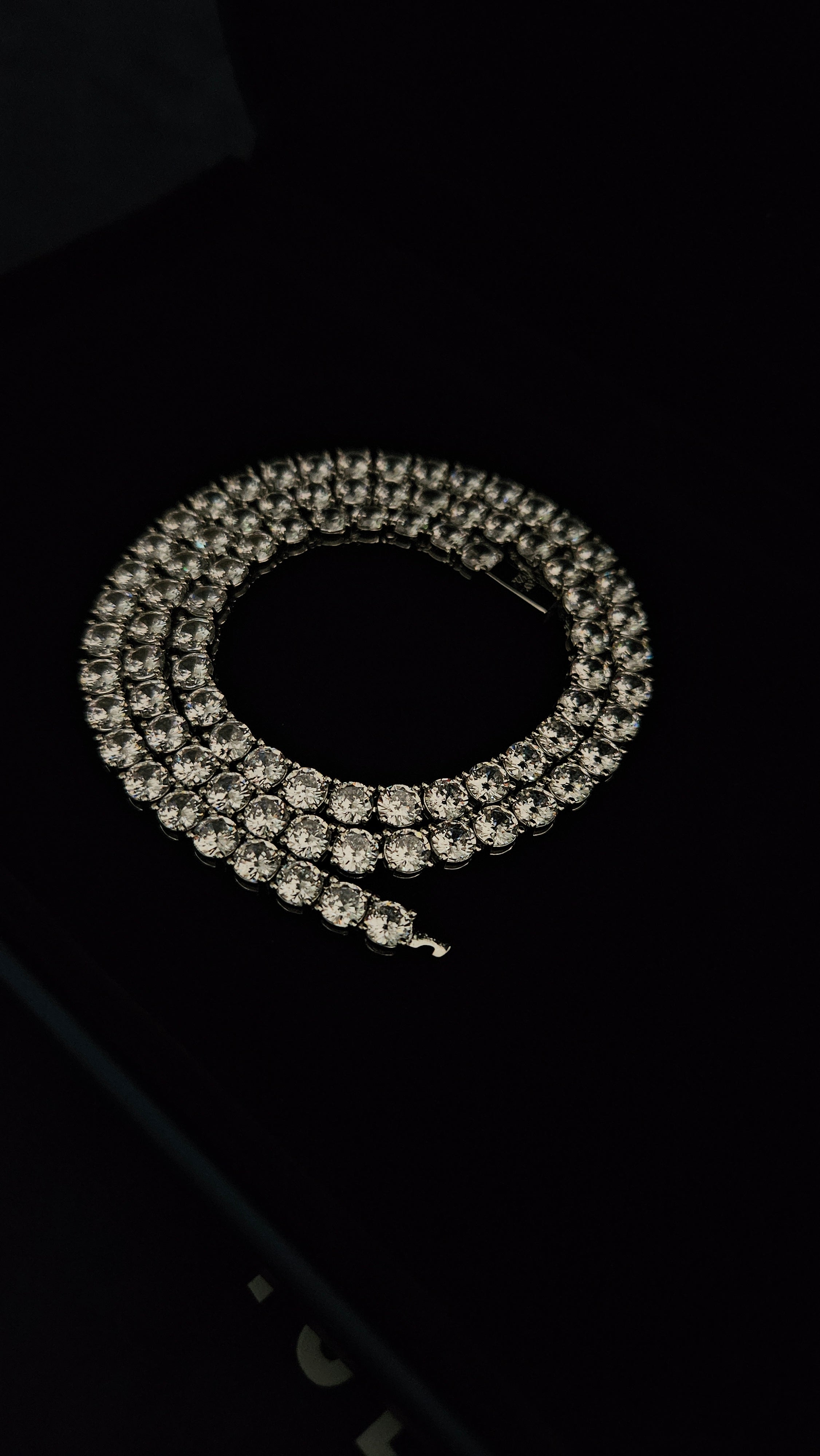 ice mode vvs테니스체인 14k gold