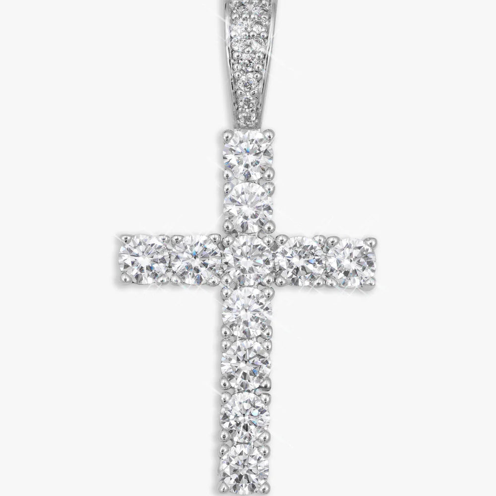 ice mode vvs크로스팬던트 14k gold